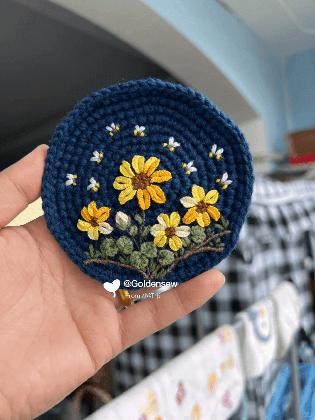 《阳花田》系列三 加了小小蜜蜂更和谐了呢