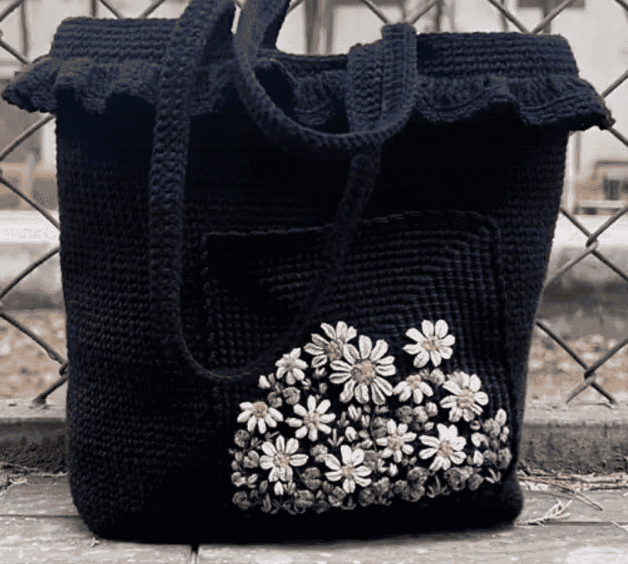 黑色手提包，加了一个外袋，加密短针确实硬挺